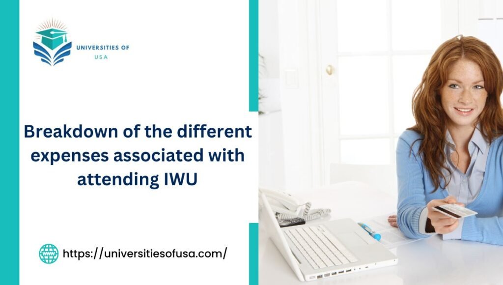 Breakdown of the different expenses associated with attending IWU