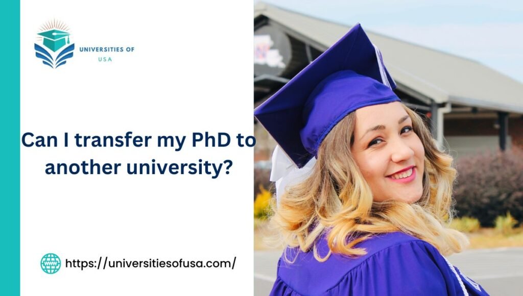 phd transfer to another university in india