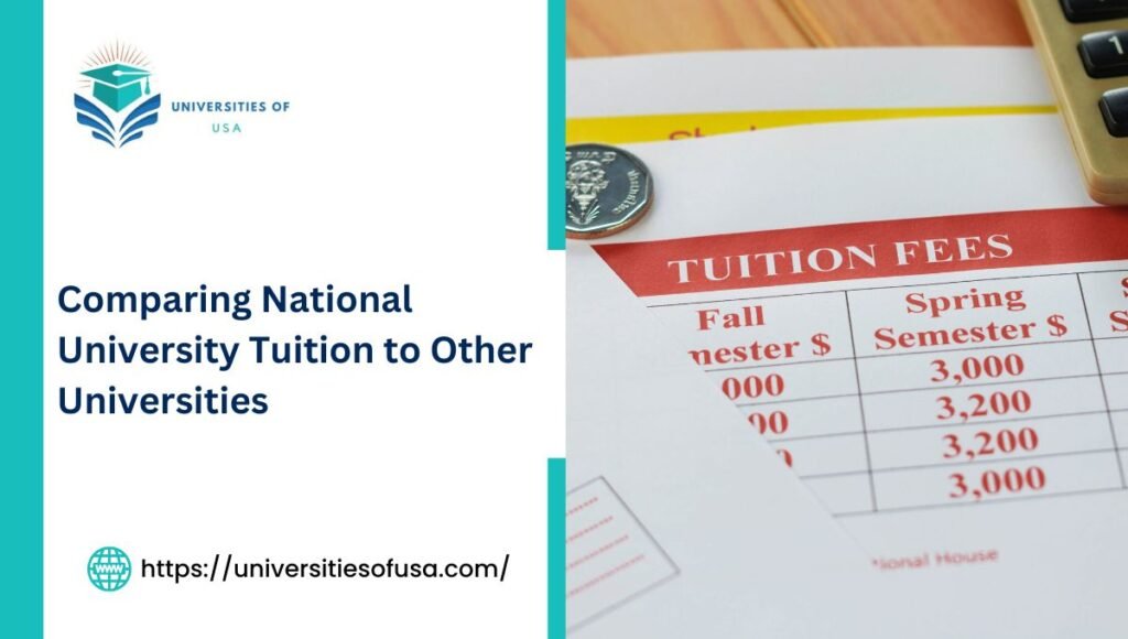 Comparing National University Tuition to Other Universities